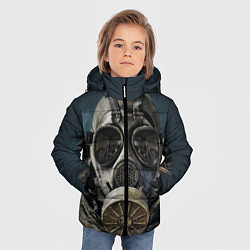 Куртка зимняя для мальчика STALKER: Mask, цвет: 3D-черный — фото 2
