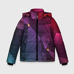 Зимняя куртка для мальчика Colorful triangles