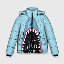 Куртка зимняя для мальчика Shark: Hug me, цвет: 3D-черный
