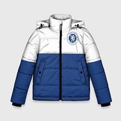 Куртка зимняя для мальчика Chelsea FC: Light Blue, цвет: 3D-черный