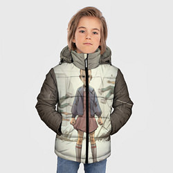 Куртка зимняя для мальчика Girl-boy, цвет: 3D-черный — фото 2