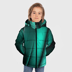 Куртка зимняя для мальчика Emerald lines, цвет: 3D-черный — фото 2