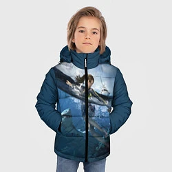Куртка зимняя для мальчика TOMB RAIDER, цвет: 3D-светло-серый — фото 2