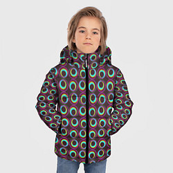 Куртка зимняя для мальчика Циркуляция, цвет: 3D-черный — фото 2