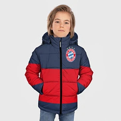 Куртка зимняя для мальчика Bayern Munchen - Red-Blue FCB 2022 NEW, цвет: 3D-черный — фото 2