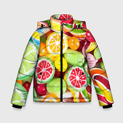 Куртка зимняя для мальчика Candy Summer, цвет: 3D-красный