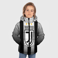 Куртка зимняя для мальчика Juventus FC: New logo, цвет: 3D-светло-серый — фото 2