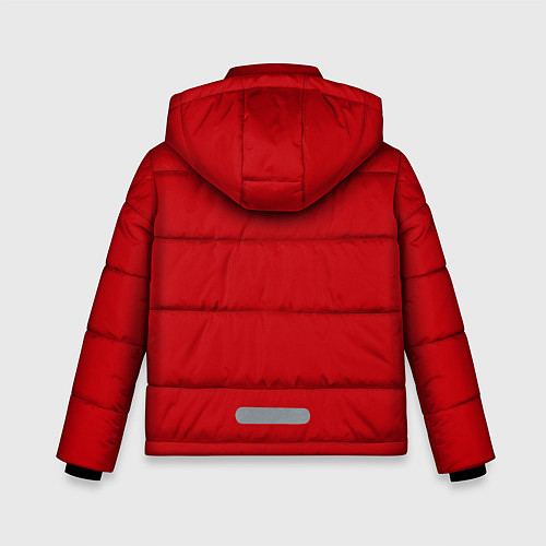 Зимняя куртка для мальчика Мохамед Салах / 3D-Красный – фото 2