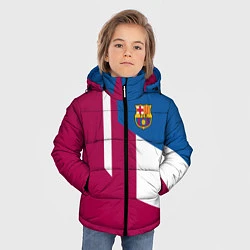 Куртка зимняя для мальчика FC Barcelona 2018, цвет: 3D-черный — фото 2