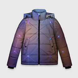 Куртка зимняя для мальчика НЕЙРОННАЯ СЕТЬ NEURAL NETWORK, цвет: 3D-черный