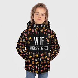Куртка зимняя для мальчика WTF Food, цвет: 3D-красный — фото 2