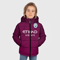 Куртка зимняя для мальчика Man City FC: Away 17/18, цвет: 3D-красный — фото 2