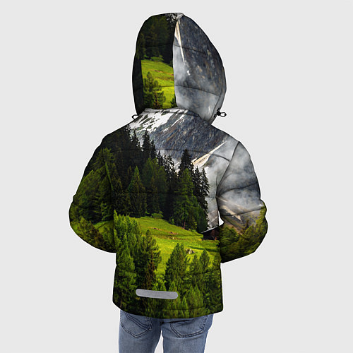 Зимняя куртка для мальчика Я из Сибири / 3D-Светло-серый – фото 4