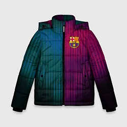 Куртка зимняя для мальчика Barcelona FC: Abstract 2018, цвет: 3D-черный