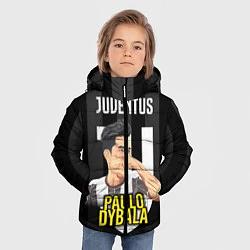 Куртка зимняя для мальчика FC Juventus: Paulo Dybala, цвет: 3D-черный — фото 2