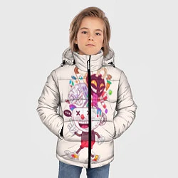 Куртка зимняя для мальчика Cuphead: Street Art, цвет: 3D-красный — фото 2