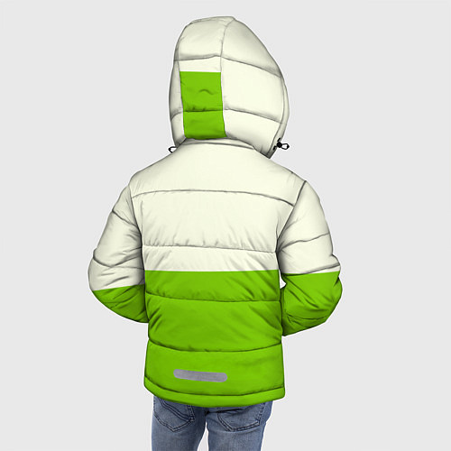 Зимняя куртка для мальчика Символ теннисиста / 3D-Светло-серый – фото 4