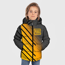 Куртка зимняя для мальчика PUBG: Lines Style, цвет: 3D-черный — фото 2