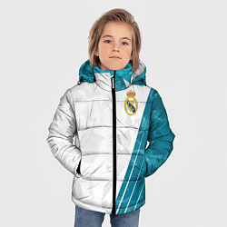 Куртка зимняя для мальчика FC Real Madrid: Abstract, цвет: 3D-светло-серый — фото 2