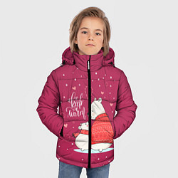 Куртка зимняя для мальчика Keep warm, цвет: 3D-светло-серый — фото 2