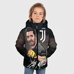 Куртка зимняя для мальчика Джанлуиджи Буффон, цвет: 3D-черный — фото 2