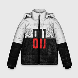 Куртка зимняя для мальчика Stranger Things 011, цвет: 3D-черный