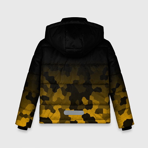 Зимняя куртка для мальчика PUBG: Military Honeycomb / 3D-Красный – фото 2