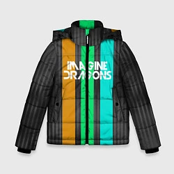 Куртка зимняя для мальчика Imagine Dragons: Evolve Lines, цвет: 3D-черный