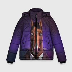Куртка зимняя для мальчика BoJack, цвет: 3D-черный