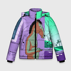 Куртка зимняя для мальчика BoJack, цвет: 3D-светло-серый