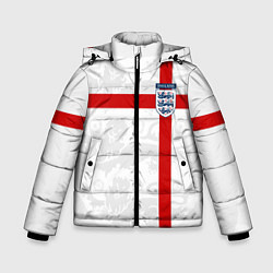 Куртка зимняя для мальчика Сборная Англии, цвет: 3D-светло-серый