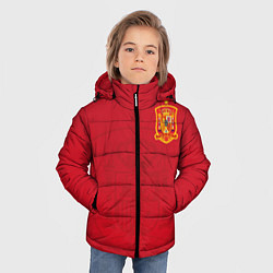 Куртка зимняя для мальчика Сборная Испании, цвет: 3D-светло-серый — фото 2