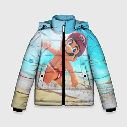 Куртка зимняя для мальчика Super Mario Summer Odyssey, цвет: 3D-светло-серый