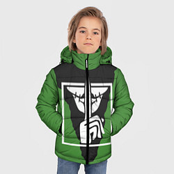 Куртка зимняя для мальчика Rainbow Six Siege: Caveira, цвет: 3D-черный — фото 2
