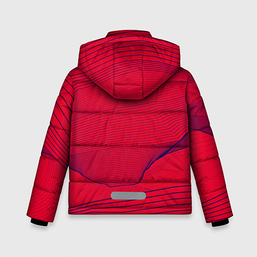 Зимняя куртка для мальчика Imagine Dragons: Violet Stereo / 3D-Красный – фото 2