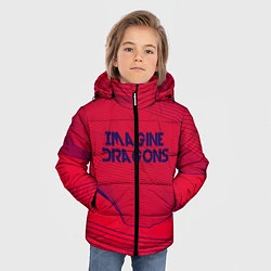 Куртка зимняя для мальчика Imagine Dragons: Violet Stereo, цвет: 3D-красный — фото 2