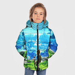 Куртка зимняя для мальчика Z-Link, цвет: 3D-светло-серый — фото 2
