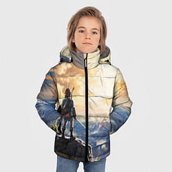 Куртка зимняя для мальчика Knight Link, цвет: 3D-черный — фото 2