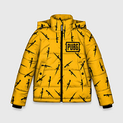 Зимняя куртка для мальчика PUBG: Yellow Weapon
