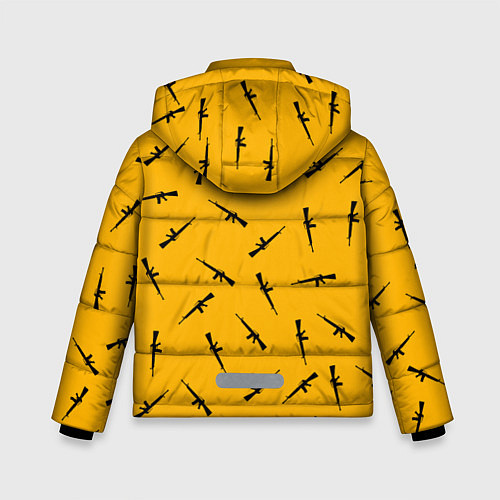 Зимняя куртка для мальчика PUBG: Yellow Weapon / 3D-Красный – фото 2