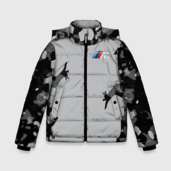 Куртка зимняя для мальчика BMW 2018 M Sport Creative, цвет: 3D-черный