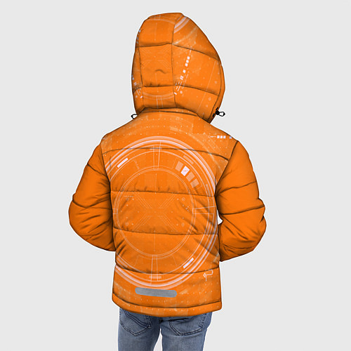 Зимняя куртка для мальчика Bitcoin Tech / 3D-Светло-серый – фото 4