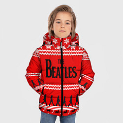 Куртка зимняя для мальчика The Beatles: New Year, цвет: 3D-красный — фото 2