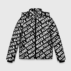 Куртка зимняя для мальчика YNWA, цвет: 3D-светло-серый