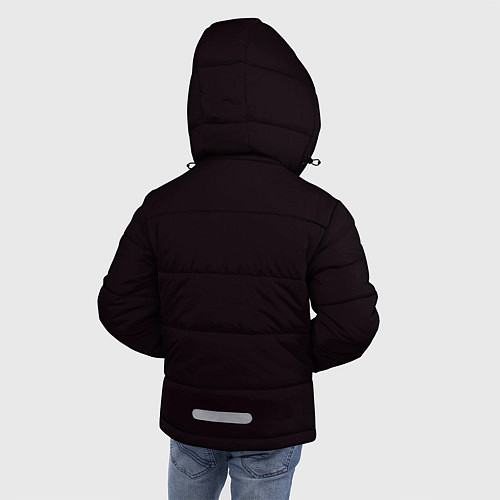 Зимняя куртка для мальчика Человеческий скелет / 3D-Светло-серый – фото 4