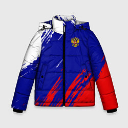 Куртка зимняя для мальчика RUSSIA SPORT, цвет: 3D-красный