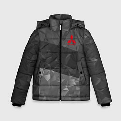 Куртка зимняя для мальчика MITSUBISHI SPORT, цвет: 3D-черный