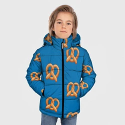 Куртка зимняя для мальчика Любитель крендельков, цвет: 3D-красный — фото 2