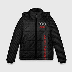 Куртка зимняя для мальчика Audi: Sport Line, цвет: 3D-черный