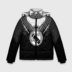 Куртка зимняя для мальчика FC Real Madrid: Black Style, цвет: 3D-красный